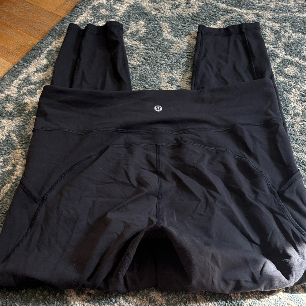Lululemon Invigorate HR 25” Black Leggings. Size 12